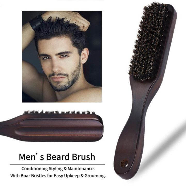 Bristle Hair Shaving Brush for Men Cleaning Men's Barber Salon Men Facial Beard Appliance Shave Tool Razor Brush with Handle