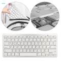 Ultra Thin Bluetooth Keyboard 78 Keys Wireless Keyboard for IOS / Android / Windows 285x 120x18mm. 