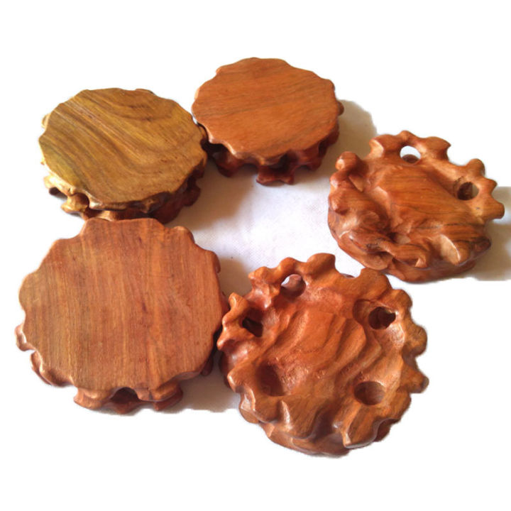 Rosewood%20Stone%20Jade%20Head%20Seal%20Teapot%20Teacup%20Mat%20Solid%20Wood%20round%20Base%20Wooden%20Pallet%20Wholesale%20Special%20Offer%20Direct%20Sales%20-%20Image%206