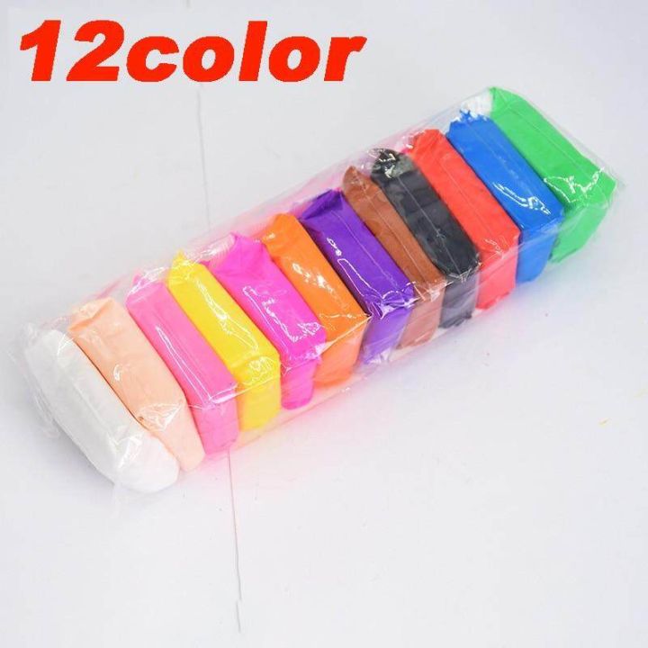 Clay Putty Kit with Tools Modeling 12 Different Color Clay (Pack of 12pcs)