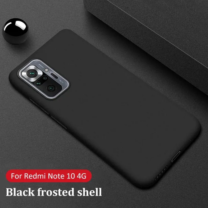 For%20Xiaomi%20Redmi%20Note%2010%20Premium%20Silicone%20Matte%20Soft%20Phone%20Case%20-%20Black%20-%20Image%203