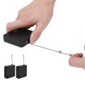 Punch‑Free Automatic Door Closer 2Pcs Sensor Portable Small for Home Office Doors Off.
