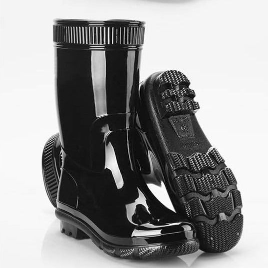 Understated%20Waterproof%20Gum%20BootMen's%20Black%20Outdoor%20Rain%20Boots%20Wearresistant%20Antiscratch%20Rain%20Boots%20Nonslip%20Platform%20Rain%20Boots%20Progressively%20Better%20-%20Image%202