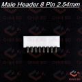 2Pcs 8 Pin Male Header Female Housing JST XH Male Header 8 Pin 2.54mm Pitch Male Connector For Electronics Projects PCB Mount Circuit Breadboard Friendly DIY. 