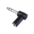 3.5 To 6.35/6.5mm 1/4 Mono Jack Stereo Speaker Audio Adapter Plug 3.5mm TRS Connector AUX Headphone Cable.