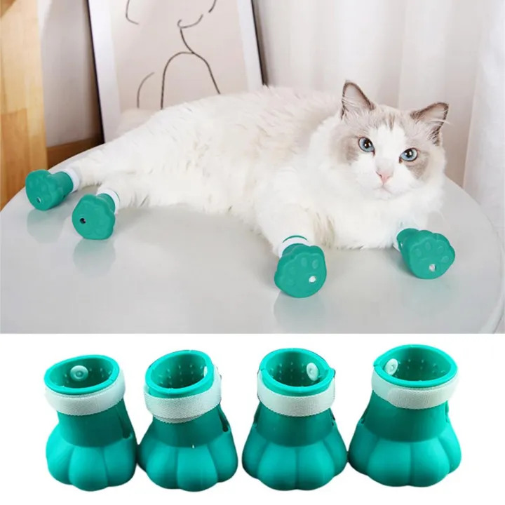 Useful%20Cat%20Shoes%20Anti-Shedding%20Open%20Design%20Pet%20Cat%20Kitten%20Paw%20Nail%20Boot%20Breathable%20Cat%20Foot%20For%20Home%20-%20Image%205