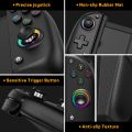 LinYuvo Meteor Light Mobile Gaming Controller for Switch/OLED/Iphone/Android(175mm) with Mechanical Buttons Hall Effect Joystick.