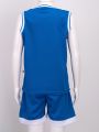 Girls and Boys Uni Football Basketball Sport Outfits Kids Children Sportswear Sleeveless Number Print T-Shirt and Shorts Set. 