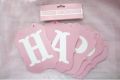 HAPPY BIRTHDAY card BANNER set 13pcs..