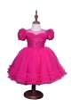 Party Dress/ Frock for Baby/Kids/Children Girls (Age 0-8 Years) – Blue  Fluffy Frock with Puff Sleeves - Eid Collection! Birthday/Wedding/Party/Comfortable/Summer/Winter. 