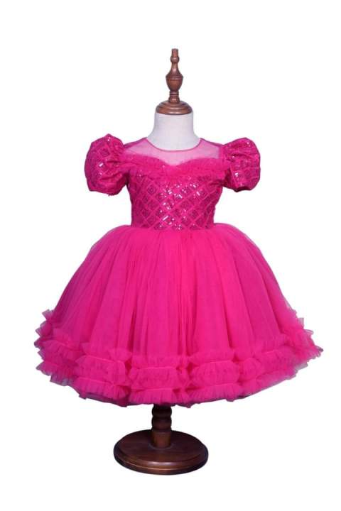 Party%20Dress/%20Frock%20for%20Baby/Kids/Children%20Girls%20(Age%200-8%20Years)%20%E2%80%93%20Blue%20%20Fluffy%20Frock%20with%20Puff%20Sleeves%20-%20Eid%20Collection!%20Birthday/Wedding/Party/Comfortable/Summer/Winter%20-%20Image%207