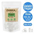 500PCS Size 000 00 0 1 2 3 4 5 Separated Joined Gelatin Empty Capsules Vegan Kosher Halal HPMC Hollow Capsule.