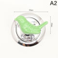 Toilet Press Button Bird Butterfly Shaped Press Tank Push Switch Flush Button.