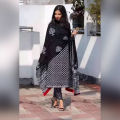 ব্লক প্রিন্ট থ্রি-পিস-Block Print Cotton Three Piece [3 Piece] For Women. 