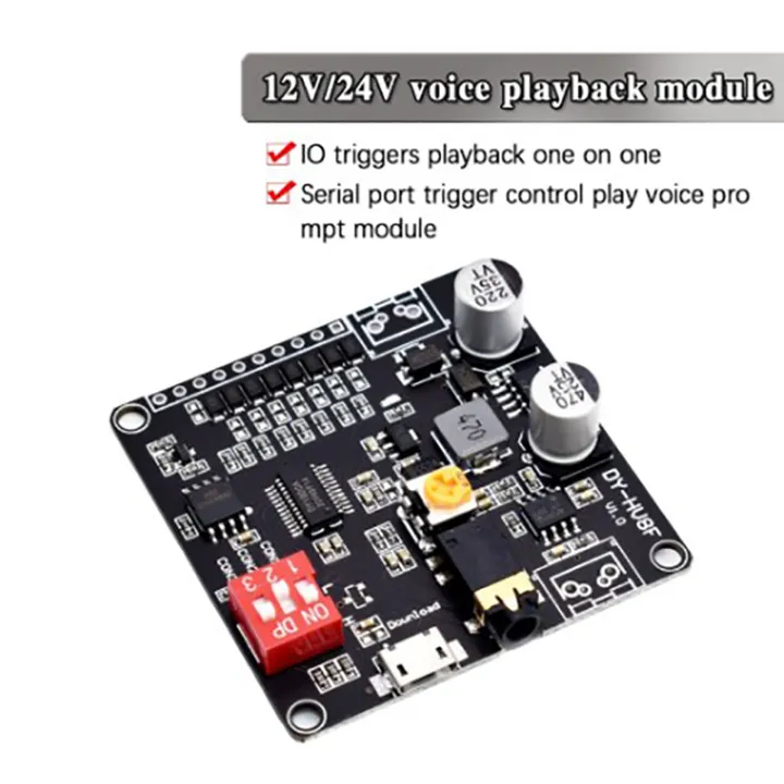 DY-HV8F%20DY-HV20T%20Voice%20Playback%20Module%20Board%20MP3%20Music%20Player%2010W%2020W%2012V%2024V%20Playback%20Serial%20Control%20DIY%20Electronic%20-%20Image%203