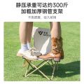 Qing Series Outdoor Folding Chair Portable Ultra-Light Stool Fishing Chair Maza Backrest Leisure Picnic Chair. 