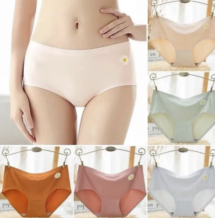Moodstrings%20Imported%20Ice%20Silk%20Brief%20Panty%20For%20Women%20All%20Season%20Silk%20Seamless%20Low-Rise%20Solid%20Color%20Comfortable%20Underwear%20-%20Image%208