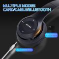 Wireless Headsets Bluetooth 5.0 Earphone 3.5MM Jack Headphones Foldable Noise Reduction Support TF Card For iPhone Xiaomi Huawei.