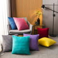 Pillow Cushion Bedroom Pillow Bedside and Sofa Back Cushion Office Waist Cushion Solid Color Stripes Pillow Cover without Core.
