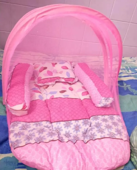 Baby bed set New Born Baby bedding set suti capor ar Bed Daraz .bd