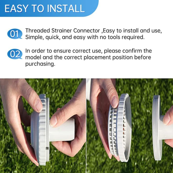 11070%20Strainer%20Connector%20For%20Intex%20Outlet%20Ports%201-1/4%20Fitting%20Fit%20Outdoor%20Swimming%20Pool%20Equipment%20Accessories%20PVC%20Durable%20-%20Image%203