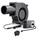 Speed Controller Blower Fan Home Garden Adjustable Air Blower Air Outlet 97mm Blower Fan Cooking Portable Machine. 
