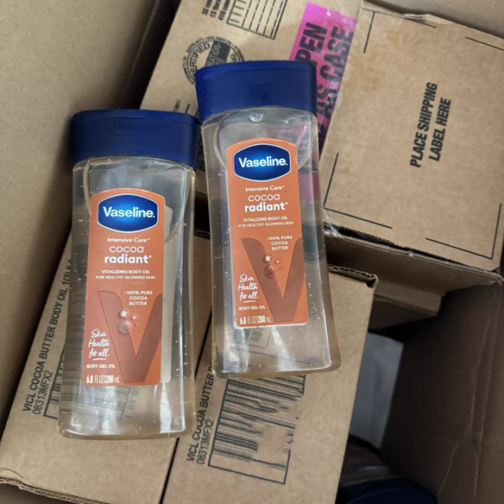 Vaseline VC Cocoa Luminous Oil Long-term Moisturizing Hydrating Body Oil Professional Body Care Essence Original New Body Care