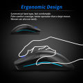 ZELOTES F-22 2.4GHz Wireless Mouse Gaming Mouse 6 Keys Optical Mice Ergonomic Design with 3 Adjustable DPI for PC Laptop.