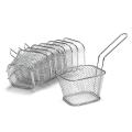 Chips Mini Fry Baskets Stainless Steel Fryer Basket Strainer Serving Food Presentation Cooking Tool French Fries Basket. 