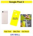 Google Pixel 3 Skin Gel Poly 3D Real Glossy Finish Screen Guard Sticker.