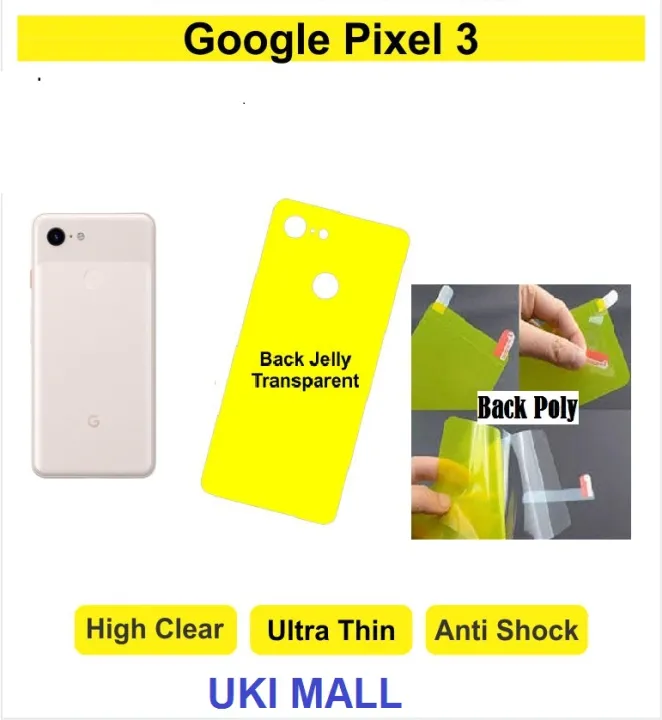 Google%20Pixel%203%20%20Skin%20Gel%20Poly%203D%20Real%20Glossy%20Finish%20Screen%20Guard%20Sticker%20-%20Image%202