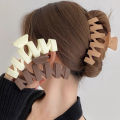 Fence Design Korean Women Large Hair Clips Hair Kakra  Acrylic Simple Fashion Hair Claw Clip for Women Hair Accessories. 