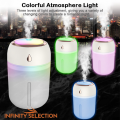 330 ML Colorful Night Light Air Humidifier Usb Mini Car Aromatherapy Machine Portable Small Atomized Aromatherapy Diffuser Humidifier. 