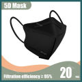 5D KN95 Face Mask 5 Layer FPP2 Approved FPP2 Adult Protective KN95 Certified 10-100PCS FFP2mask KN 95 Filter. 