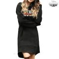 Hoodies Women Sweatshirt Dress Solid Autumn Winter Warm Loose Oversized Hoodie Female Pullover Long Length. 