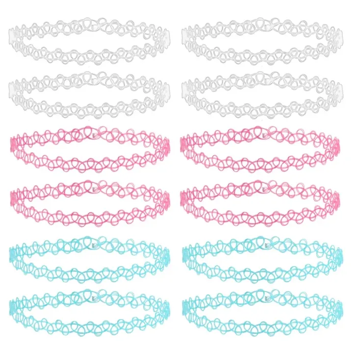 ZS%2012Pcs%20Vintage%20Stretch%20Choker%20Necklace%20Lady%20Girl%20Tattoo%20Choker%20Necklace%20Punk%20Retro%20Gothic%20Elastic%20Necklaces%20for%20Women%20-%20Image%206