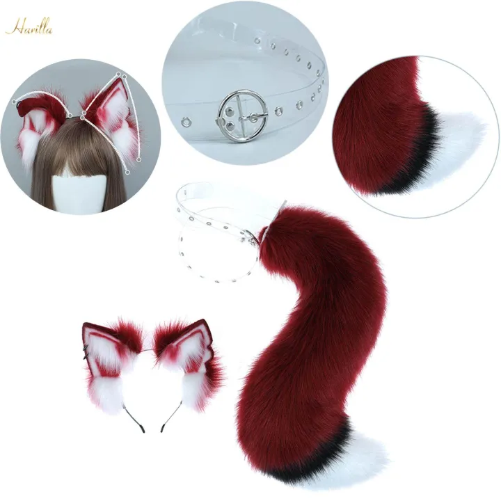 Wolf%20Ears%20and%20Tail%20Set%20Costume%20Accessories%20with%20Adjustable%20Belt%20Gift%20Fancy%20Dress%20Headpiece%20-%20Image%207