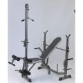 Weight bench with Lat pull down. 