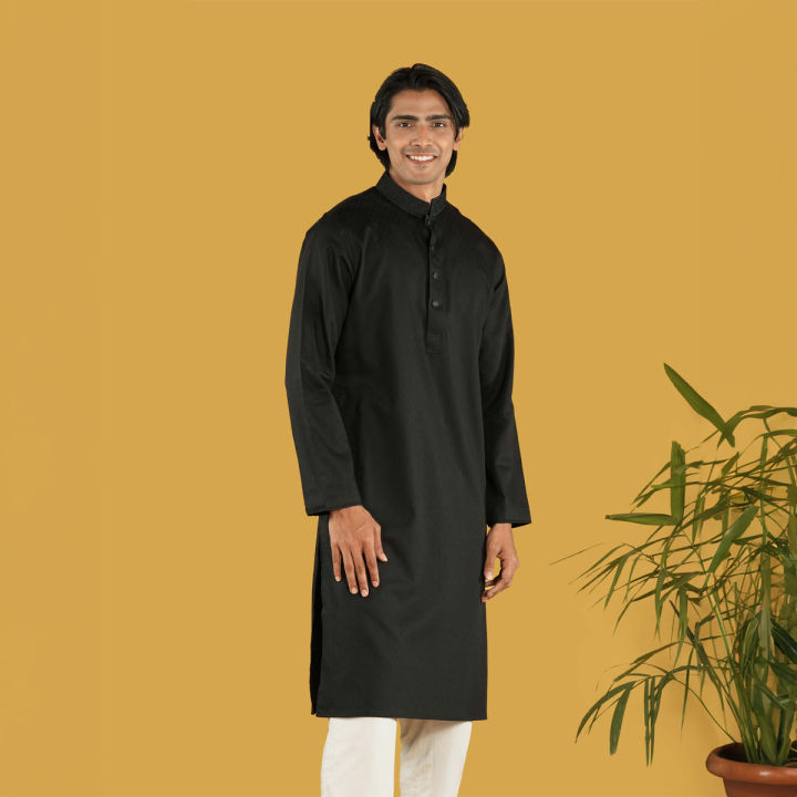 TORR%20Black%20Men's%20Panjabi%20-%20Image%203