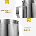 350 ml Milk Frothing Pitcher Stainless Steel Milk Frother Cup Measurements on Side for Cappuccino Latte Art Barista Steam Pitchers Milk Jug Cup Espresso Machines. 
