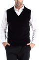 Men's Merino Wool Vest 100% Pure Merino Wool V Neck Sweater Vest Sleeveless Pullover Sweaters Middle Layer Thermal Jacket.