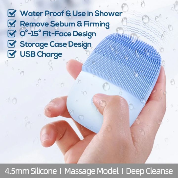 xiaomi%20%20Inface%20Electric%20Sonic%20Facial%20Cleansing%20Brush%20Upgrade%20Pro-Version%20Ultrasonic%20Cleaner%20USB%20Charge%20IPX7%20WaterProof%20-%20Image%204