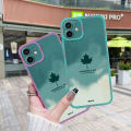 JIUMOO Case For Huawei Y9s Case Colorful Maple Leaves Thin Shockproof Square Edge Silicone Casing Full Lens Cover Camera Protect Cases Softcase. 