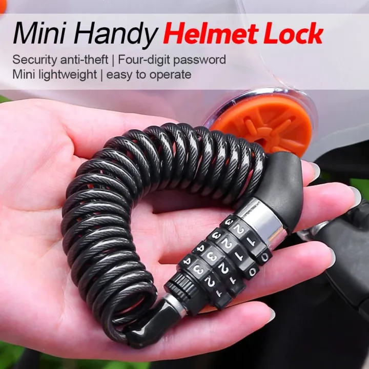 Motorcycle%20Helmet%20Lock%20Cable%20Black%20Tough%20Combination%204%20Digit%20Password%20Anti-theft%20-%20Image%203
