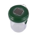 2 Pack Solar Powered Wasp Trap Lights Waterproof Outdoor Hanging Trap Safe Non-Toxic Bee Hornet Traps Reusable Garden Supplies.