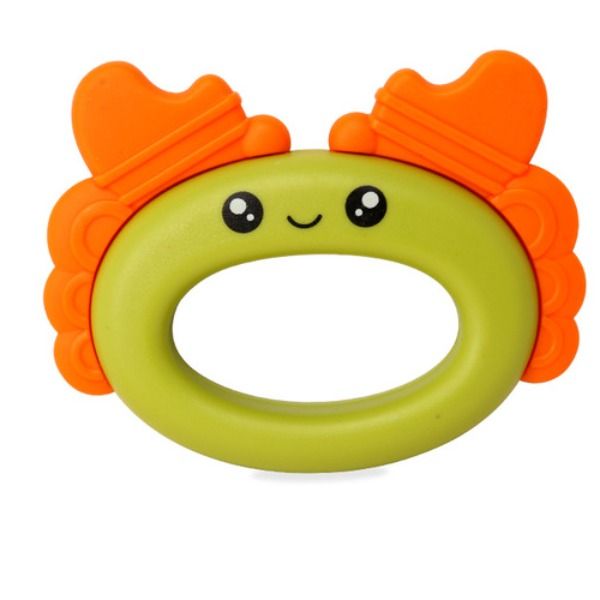 Silicone head Crab Baby Hand Teether With jhunjhuni CN -1pcs