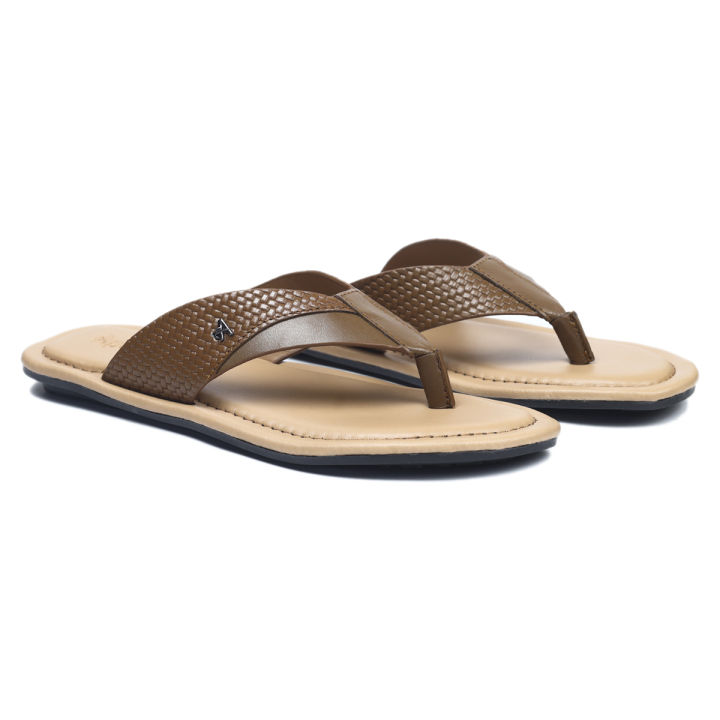 Apex Brown Leather Sandal for Men