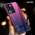 【Worldwide Delivery】 Vantime for v29e 5G case gradient phone hard back cover. 