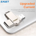 Eaget USB 3.2 32GB PenDrive 64GB 128GB 256GB USB Flash Drive Memory Stick USB 3.2 for Phone laptop or Higher Version. 