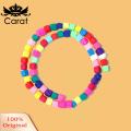 Carat Beaded Bracelet Irregular Square Candy Color Jewelry Making Scattered Beads Strand. 